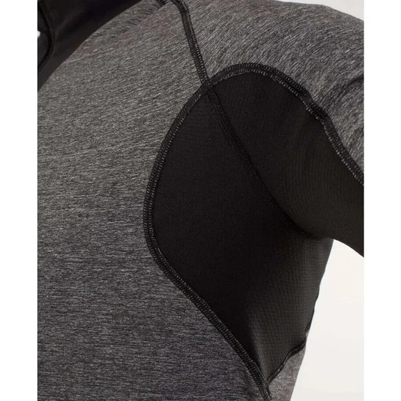 Lululemon Blaze 1/2 Zip Pullover Heather Gray Mens L Large Athletic Shirt Jacket - Picture 5 of 14
